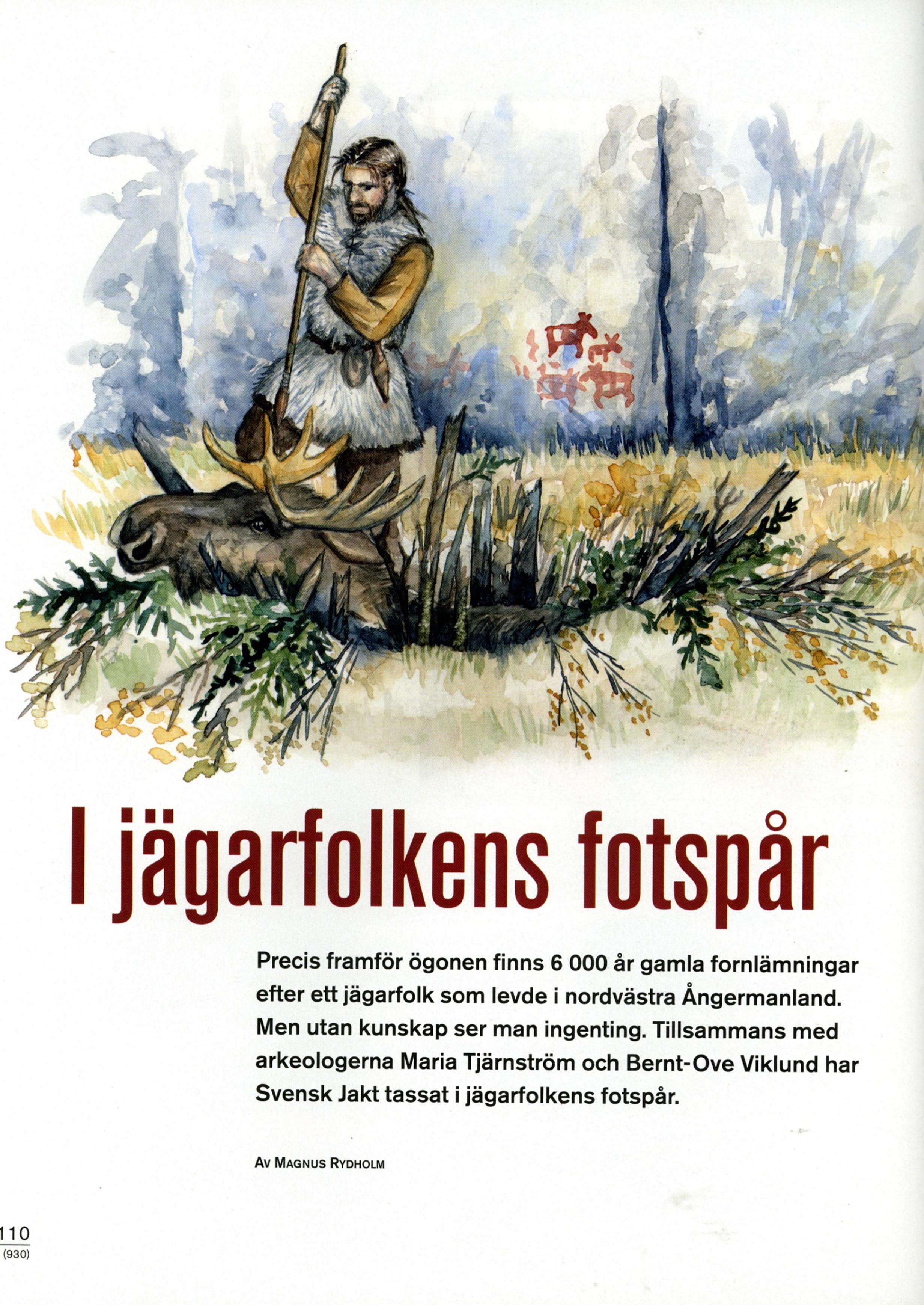 Förstasidan på reportaget 